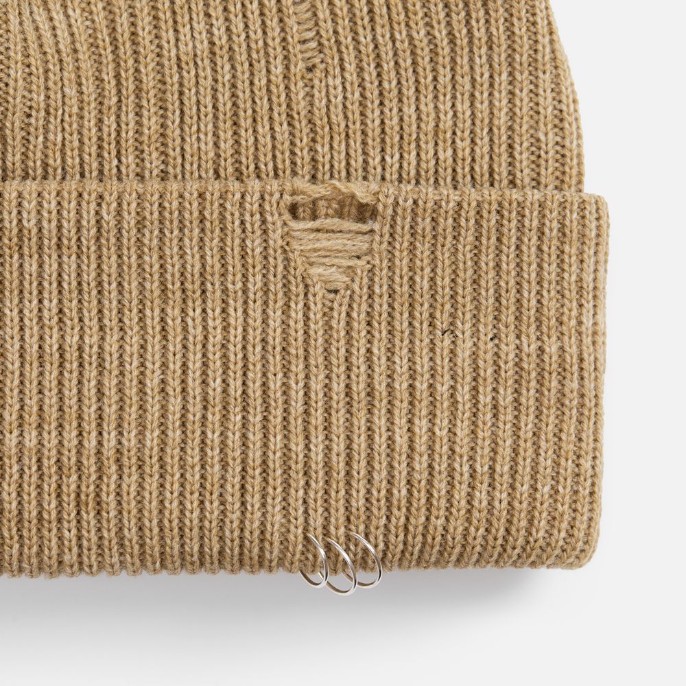 Шапка Ribelle, коричнево-бежевый меланж-2