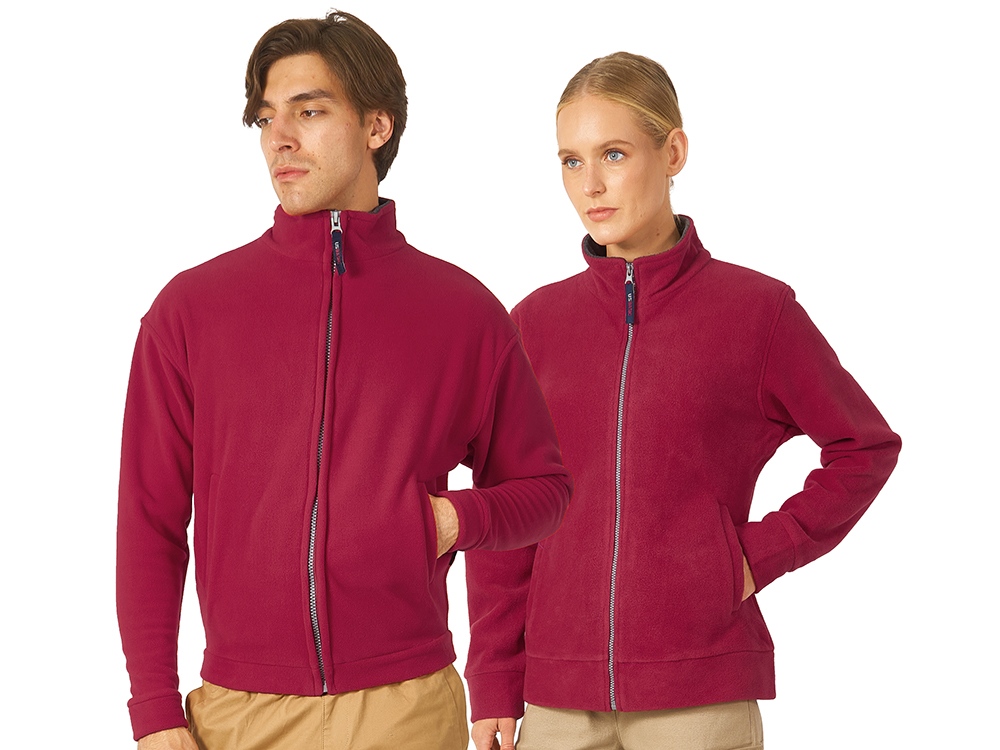 Куртка флисовая Nashville мужская, красный/пепельно-серый-4