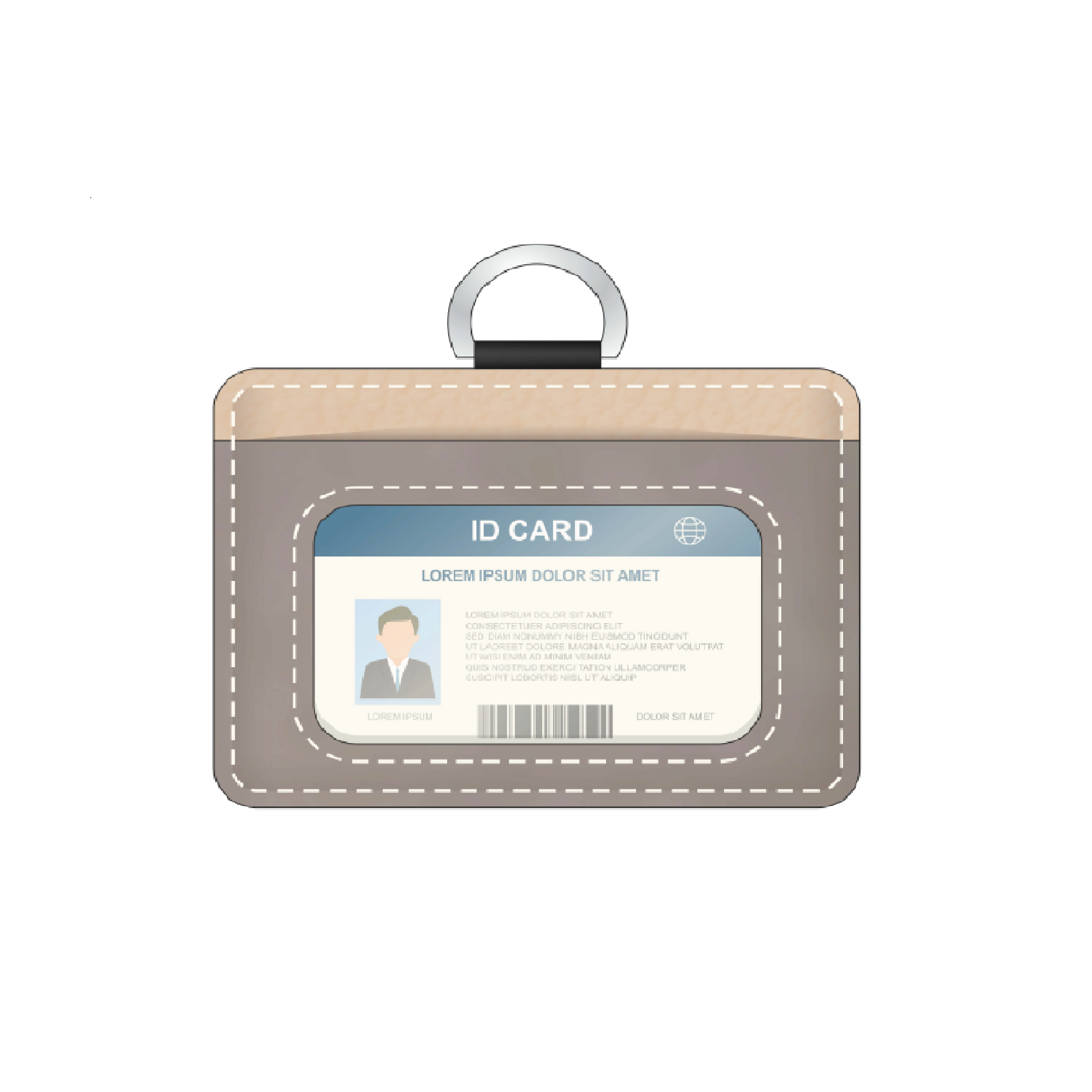 Держатель для пропуска Estilo. Под заказ-1