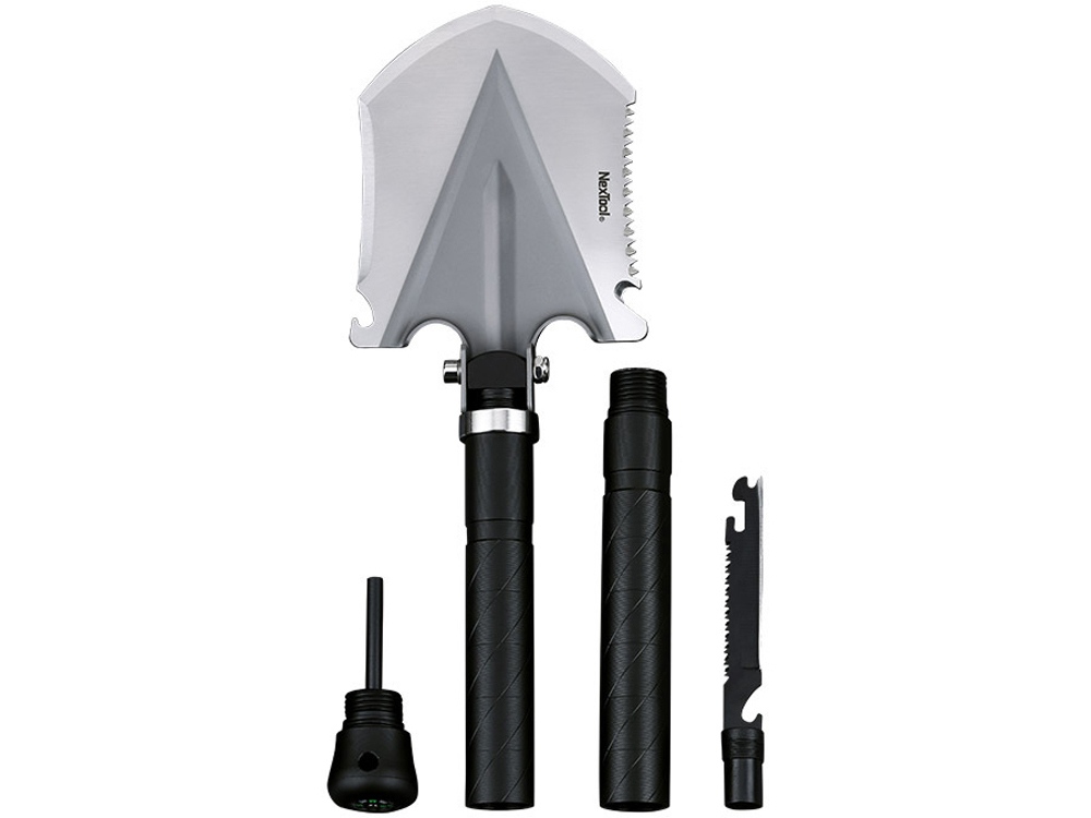 Складная мини лопата Nextool, черная (NE20013)-0