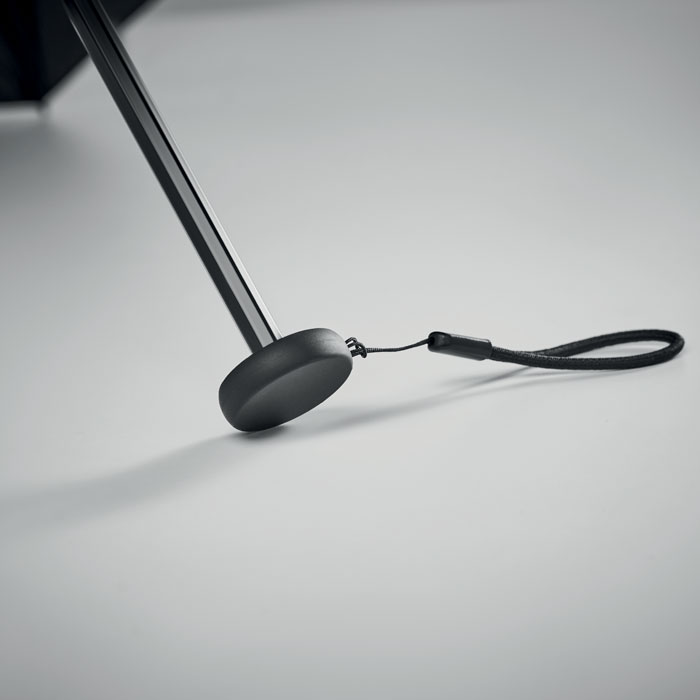 Зонт складной, черный-5