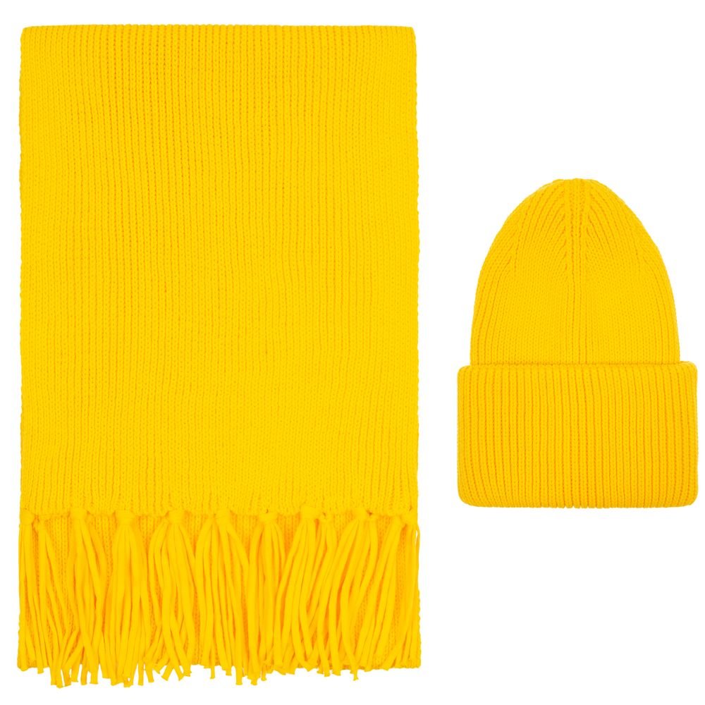 Шарф Flette, желтый-3