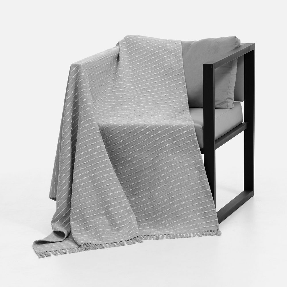 Плед Shimla, серый-5