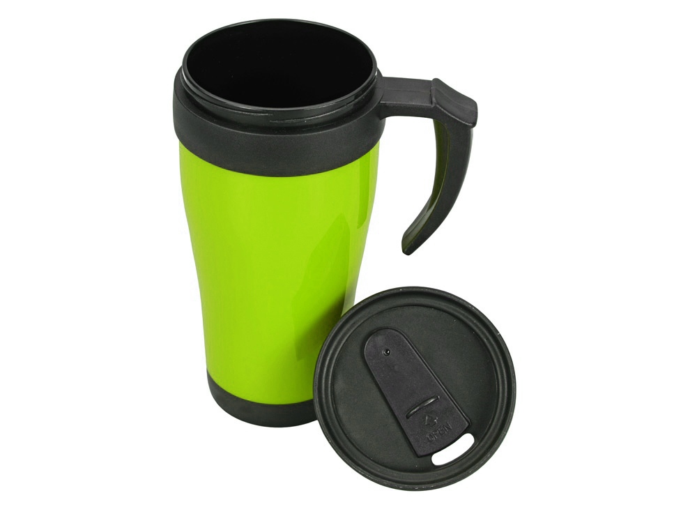 Кружка с термоизоляцией Silence 350мл, зеленое яблоко-1