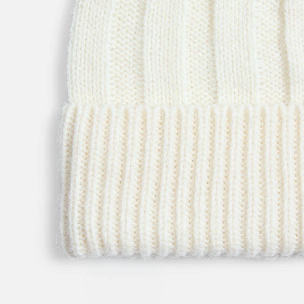 Шапка Bellish, белая (ванильная)-2