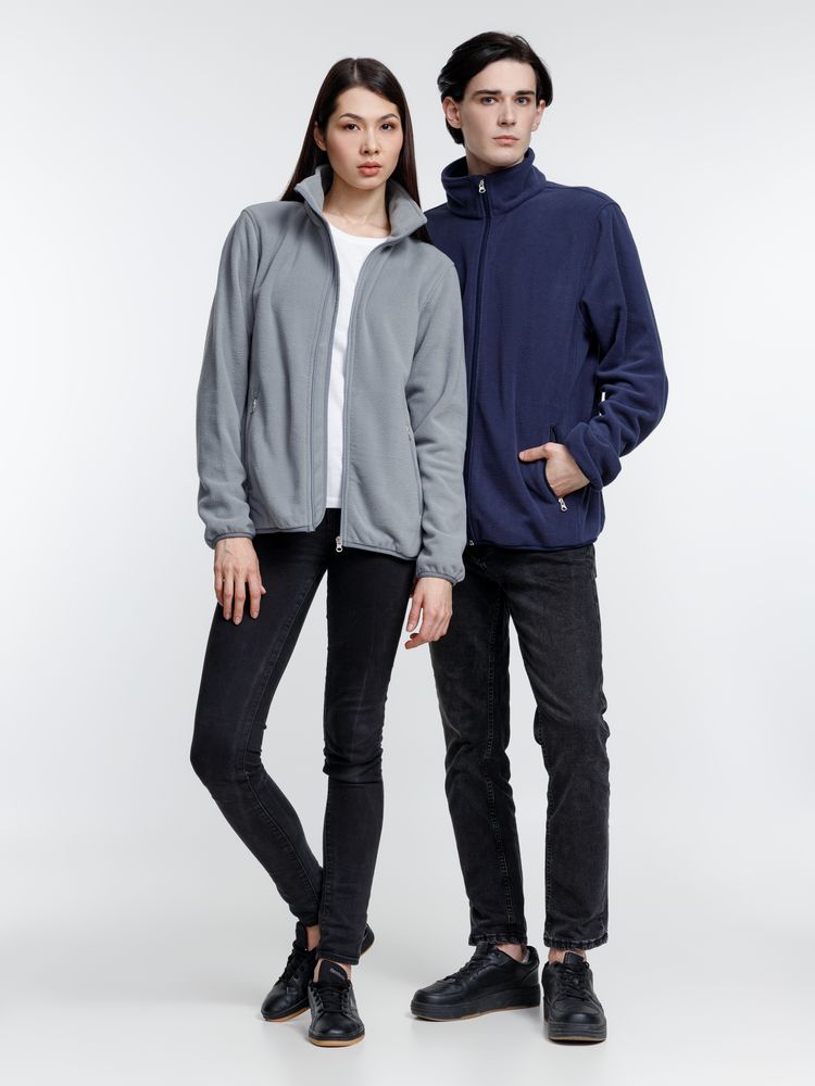 Куртка флисовая унисекс Nesse, серая-7