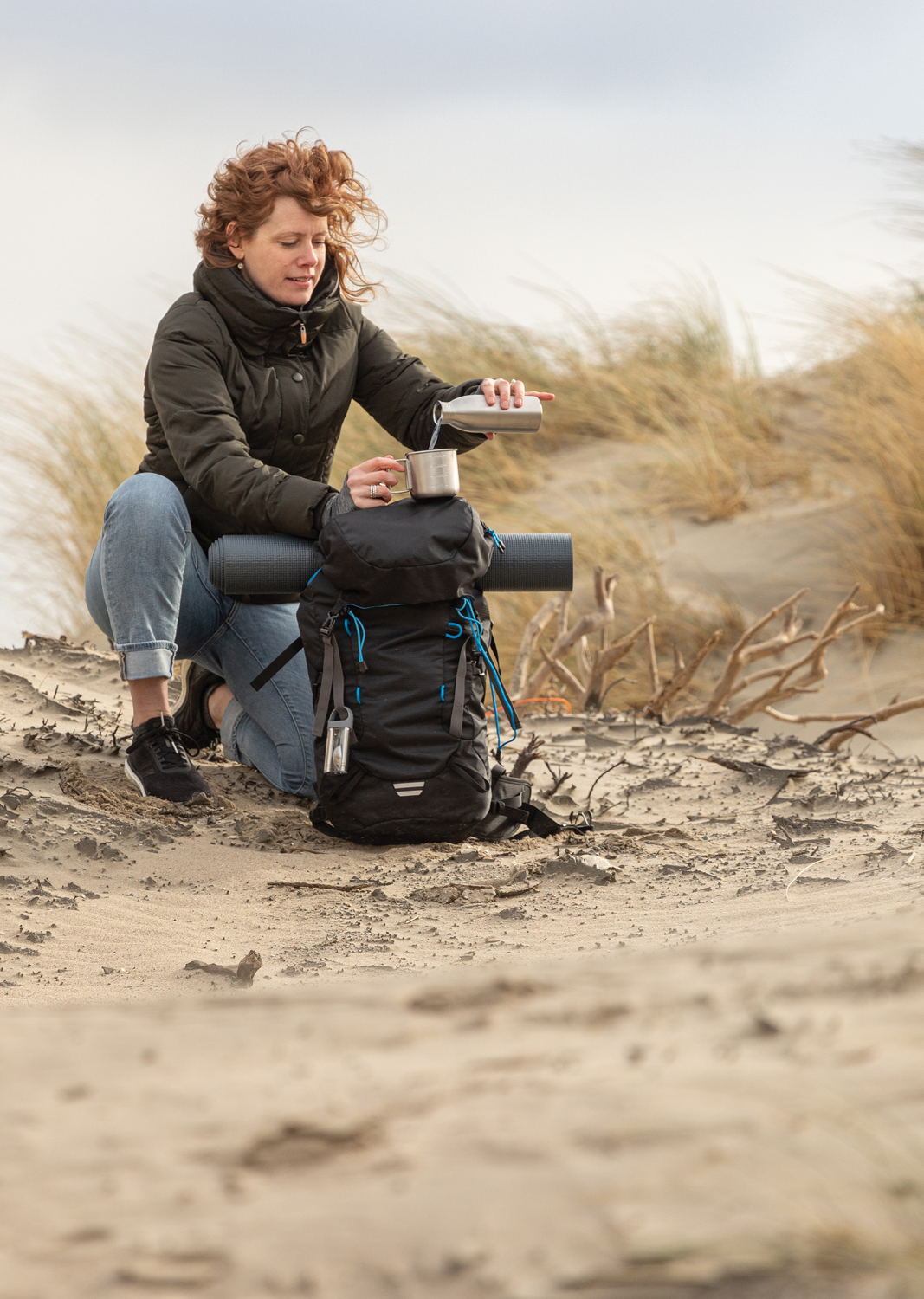 Большой походный рюкзак Explorer, 40 л (без ПВХ)-14