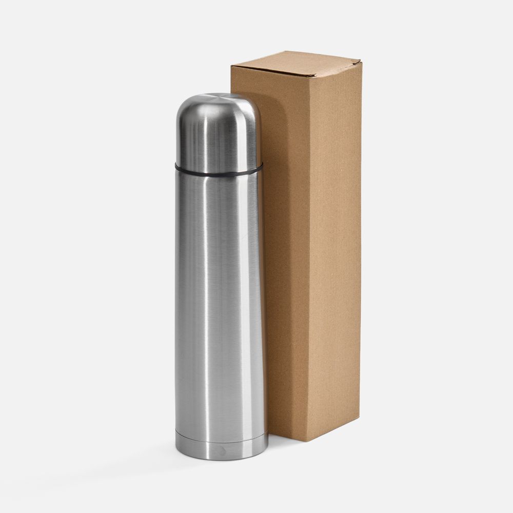 Термос Plain 1000, серебристый-2