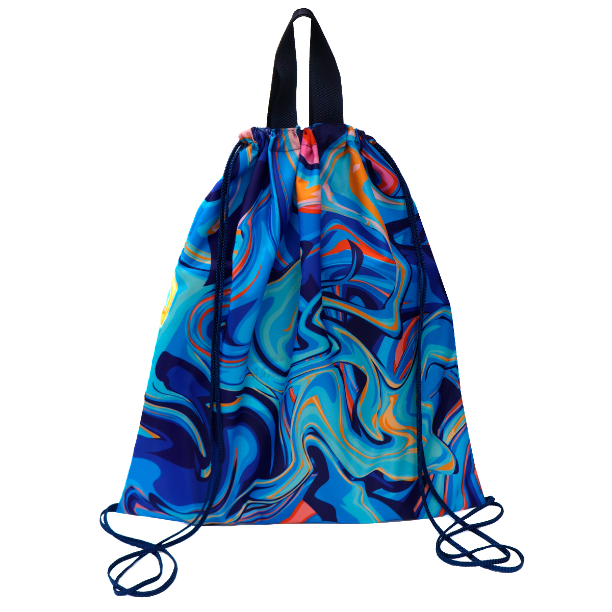 Сумка-рюкзак с полноцветной печатью, Синий-1