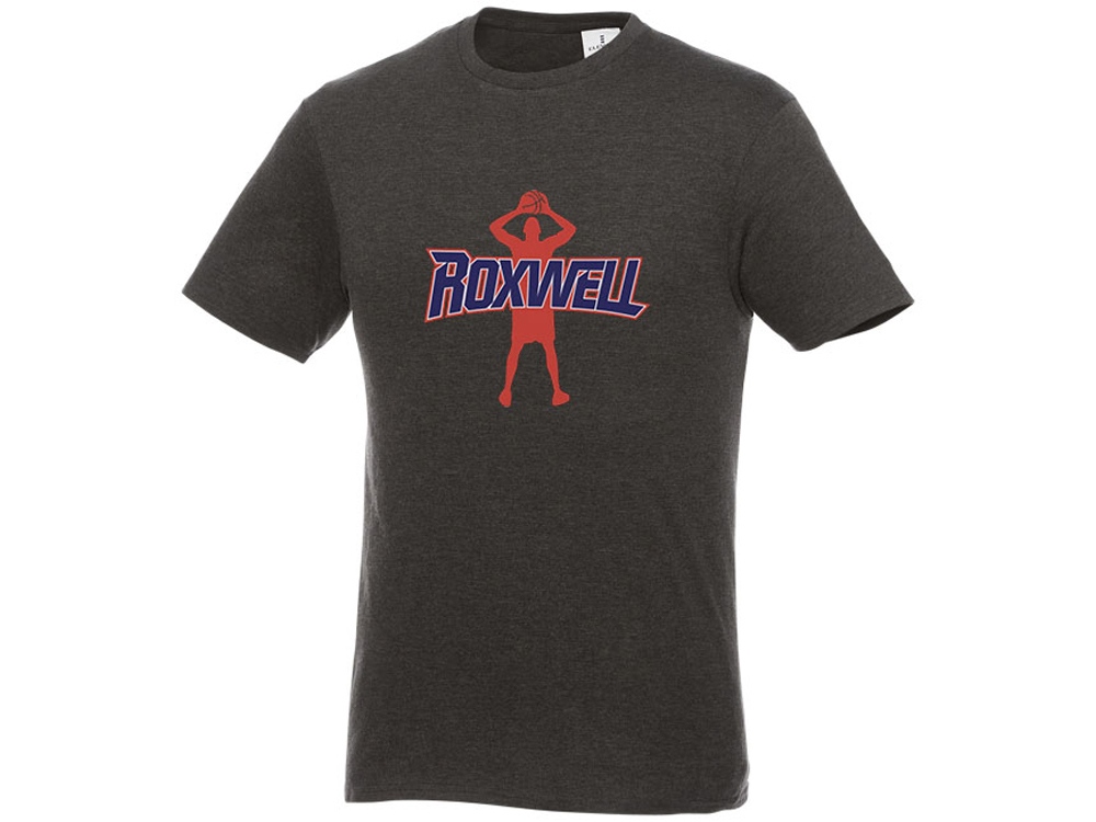 Мужская футболка Heros с коротким рукавом, темно-серый-4