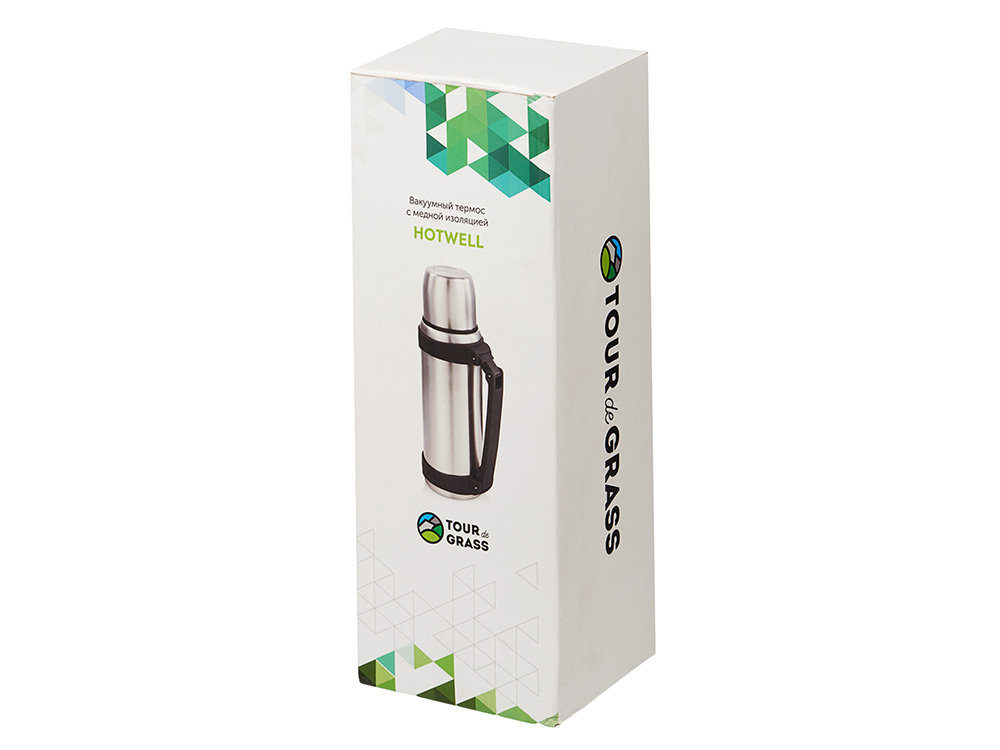Вакуумный термос Hotwell с медной изоляцией, 1.4л, серебристый-6