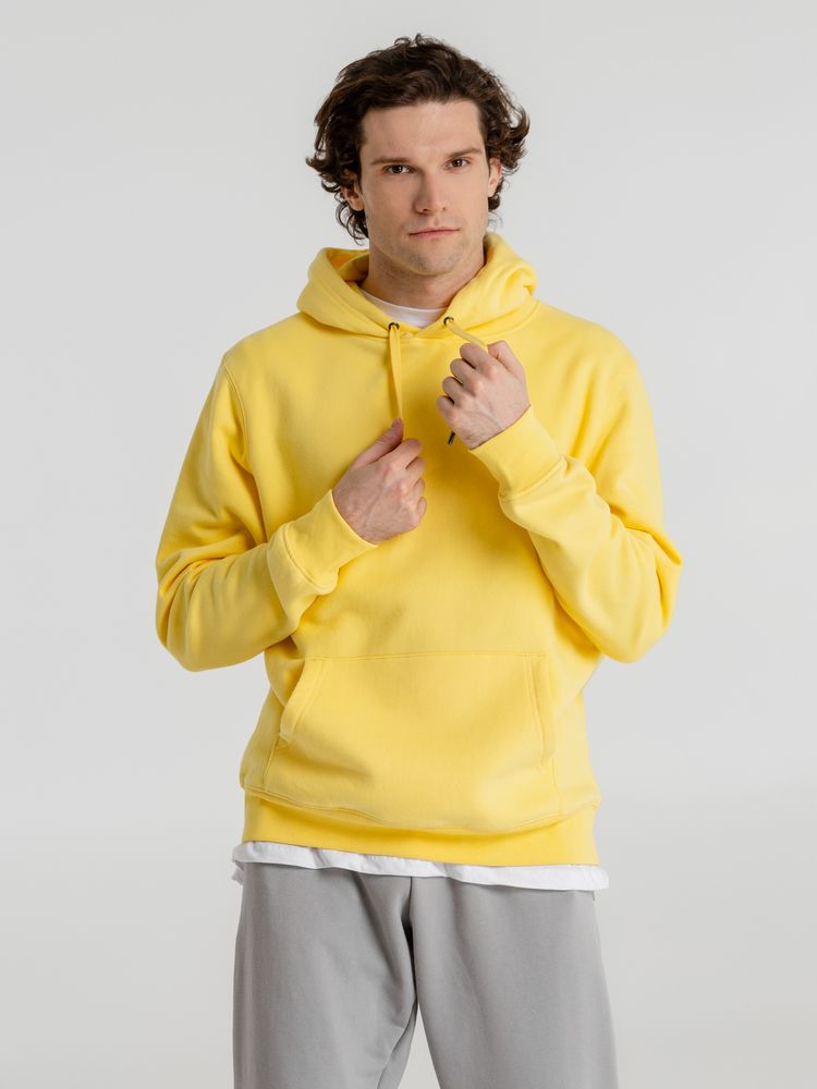 Толстовка с капюшоном унисекс King, желтая-2