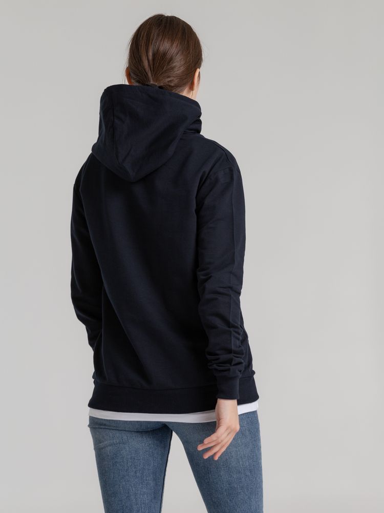 Толстовка с капюшоном Unit Kirenga, темно-синяя-4