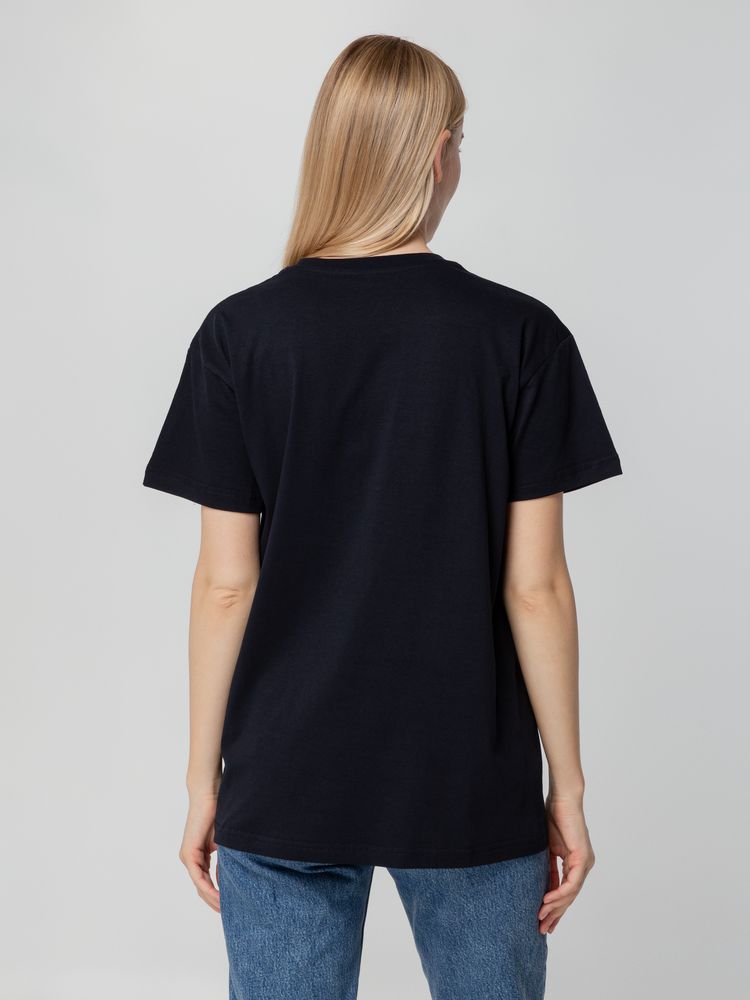 Футболка унисекс T-bolka 140, темно-синяя-5