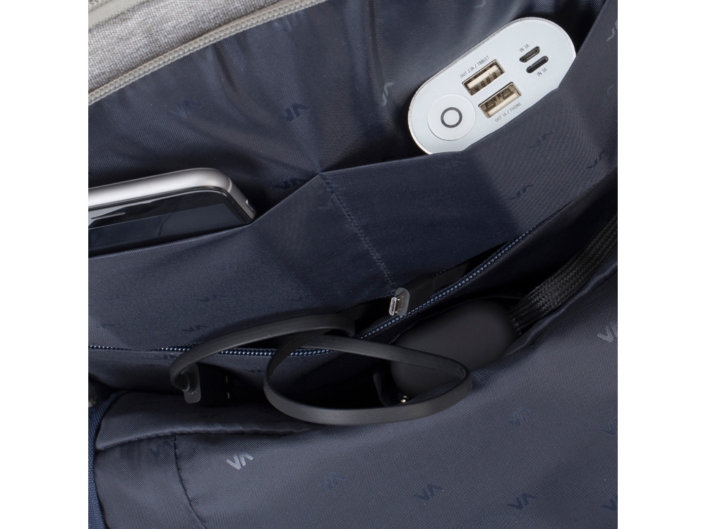 RIVACASE 7760 grey ECO рюкзак для ноутбука 15.6-19