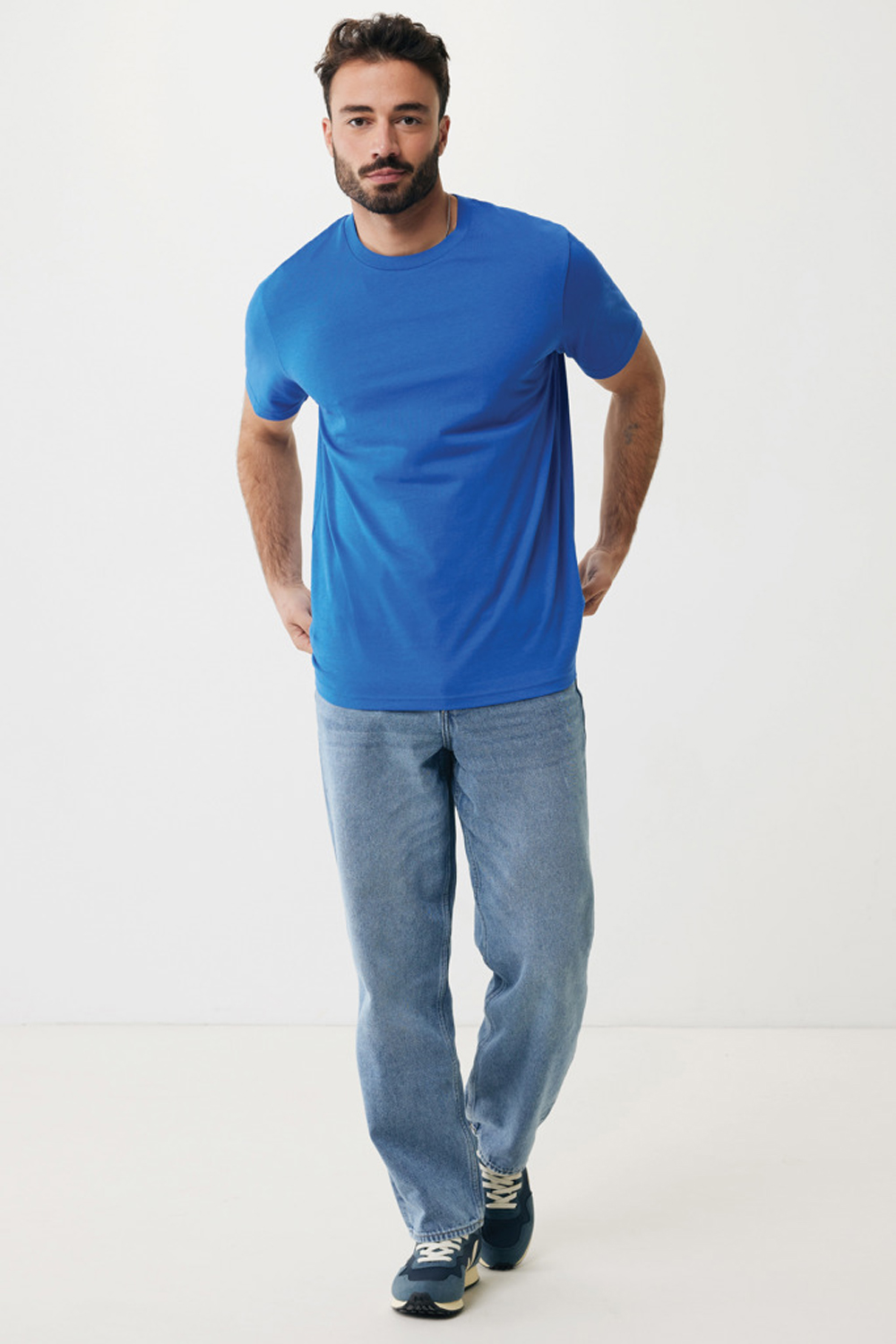 Футболка Iqoniq Sierra из переработанного хлопка, унисекс, 160 г/м²-10