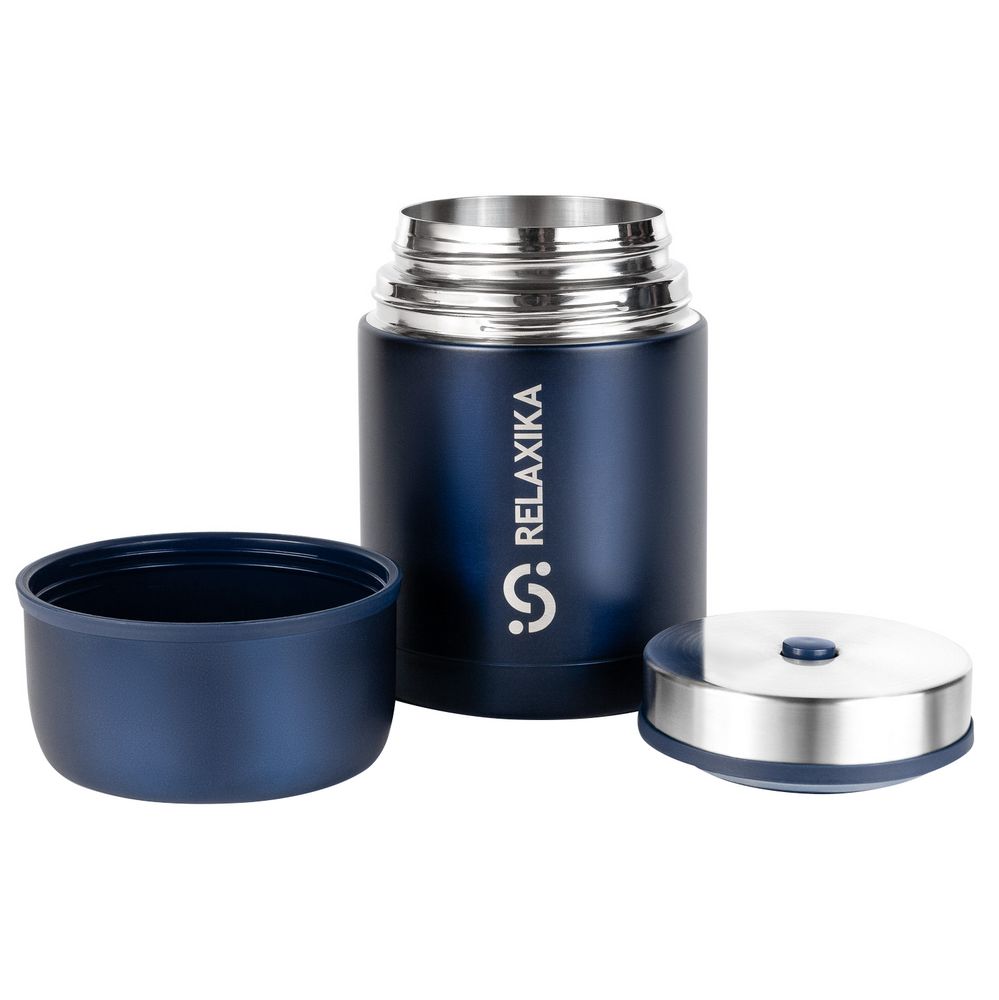 Термос для еды Relaxika 700, темно-синий-4