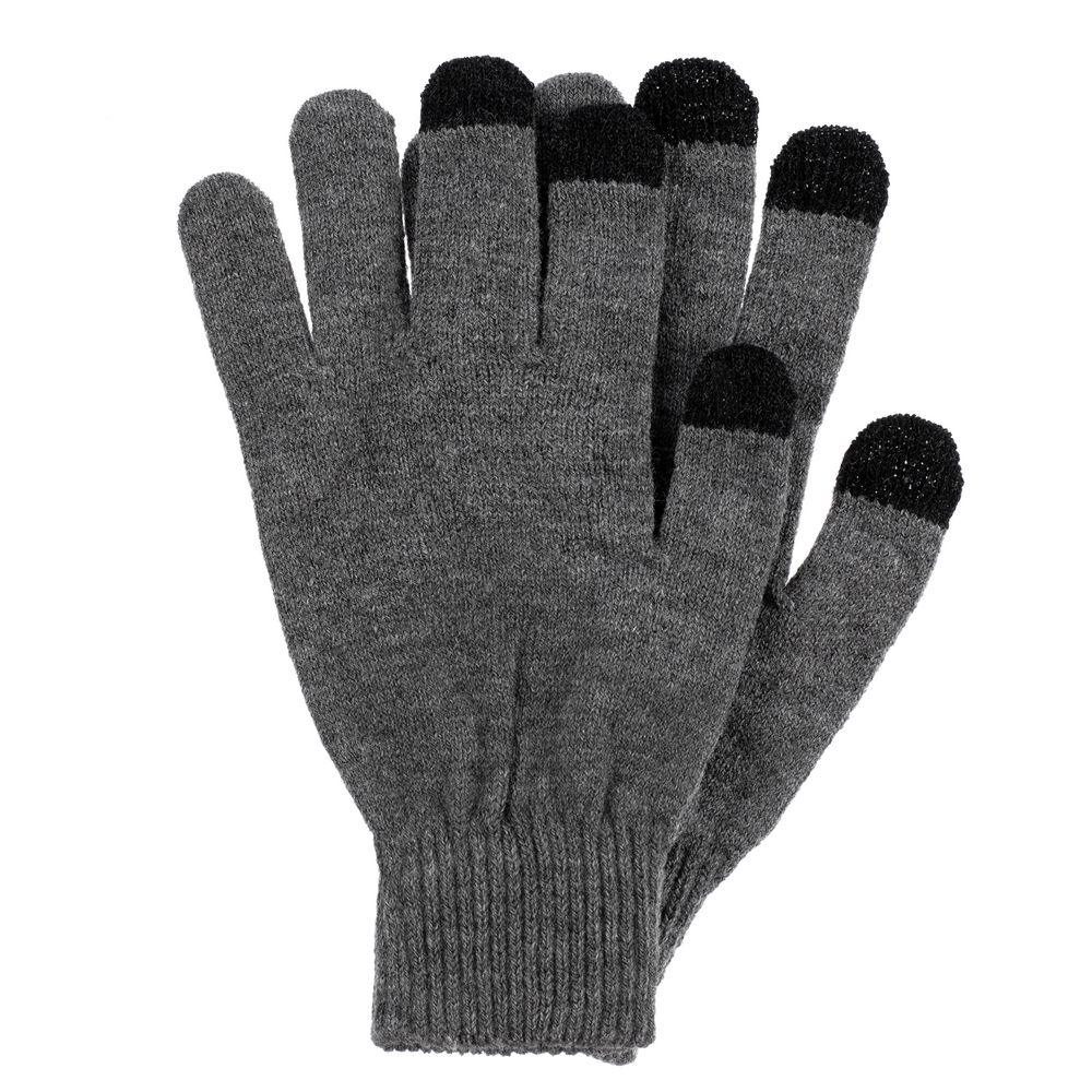 Перчатки сенсорные Urban Flow, темно-серый меланж-0