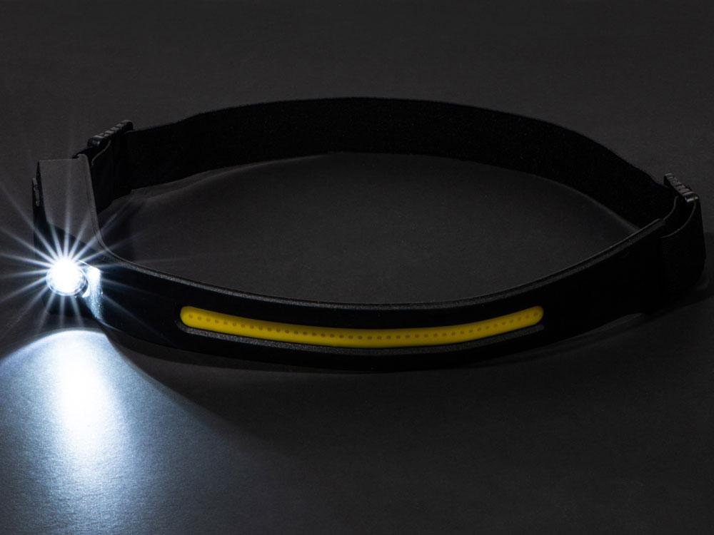 Налобный фонарь 2-в-1 c управлением жестами Spacelight, черный-4