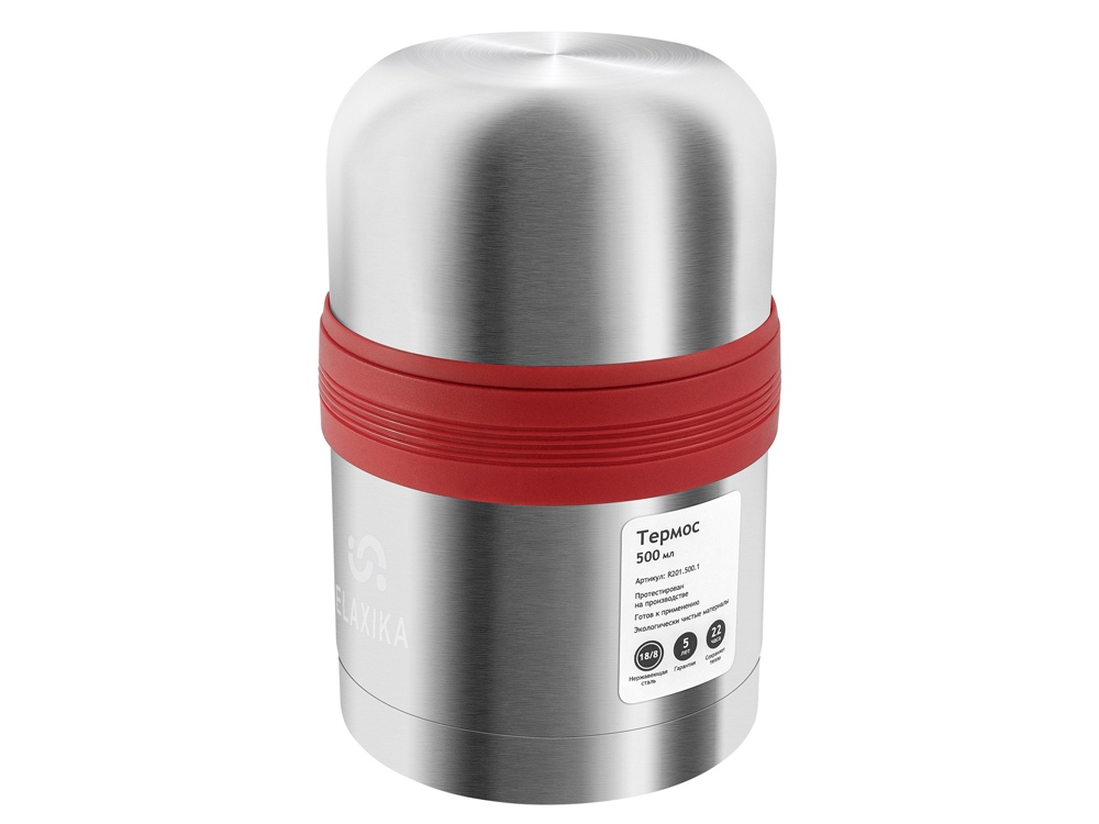 Термос универсальный (для еды и напитков) Relaxika 201, 500 мл, стальной-1