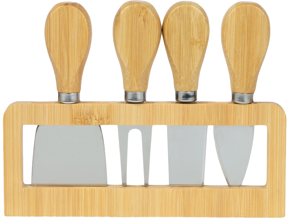 Набор для сыра из бамбука со съемной подставкой Camembert-5