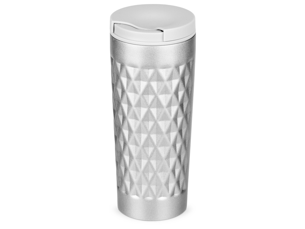 Герметичная вакуумная термокружка Matrix,450 мл, серебристый-0