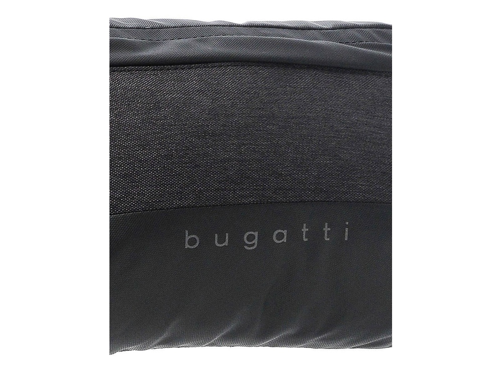 Сумка на пояс BUGATTI Universum, графитовая, полиэстер меланж/тарпаулин, 27х5х15 см, 1 л-4