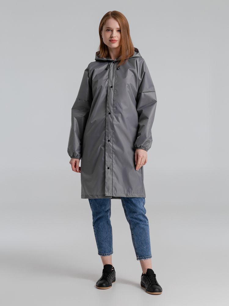 Дождевик со светоотражающими элементами Rainman Blink, серый-6