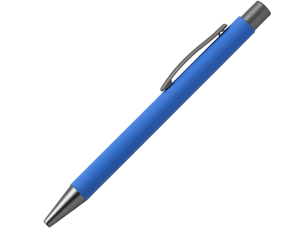 Ручка металлическая шариковая FAMILY MARSEL, soft touch (Синий)-0