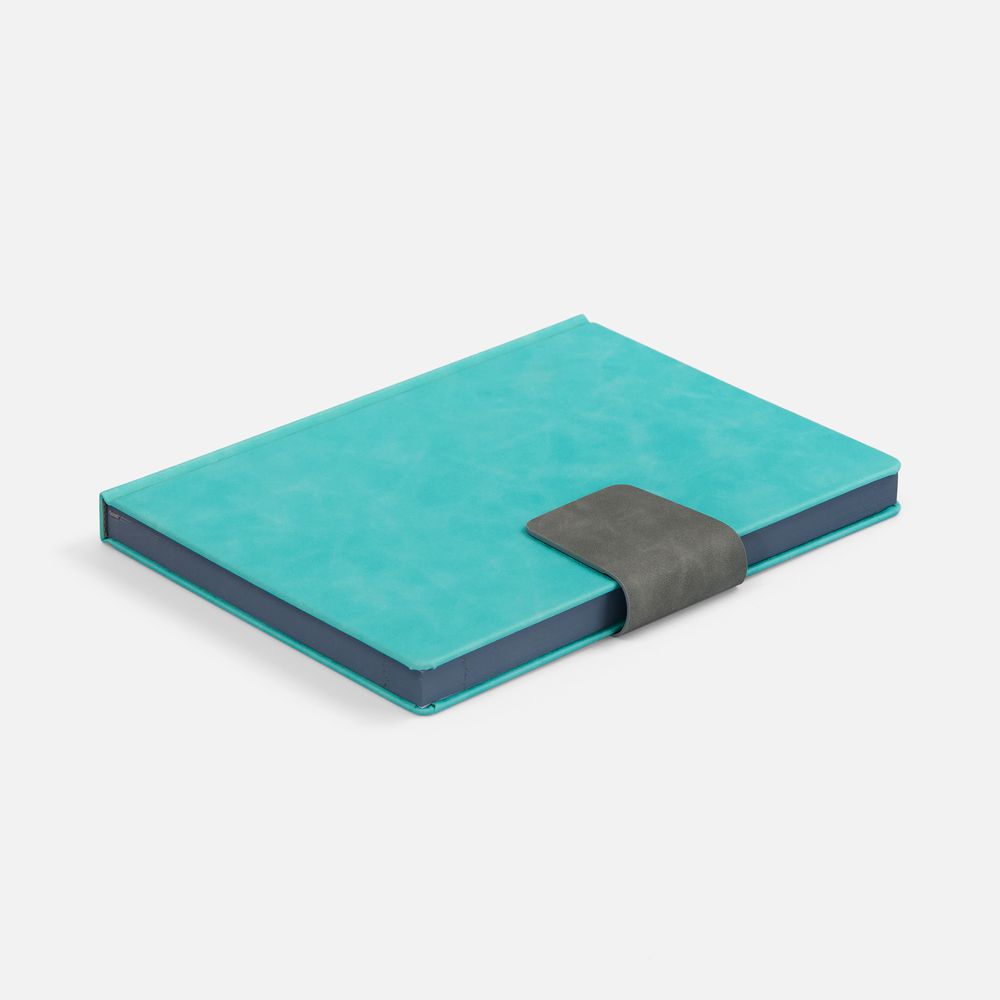 Ежедневник Grande Strap на заказ, датированный, бирюзовый-0