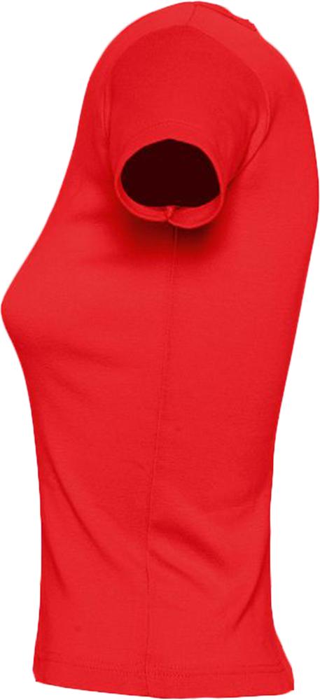 Футболка женская с круглым вырезом Lady 220 красная-3