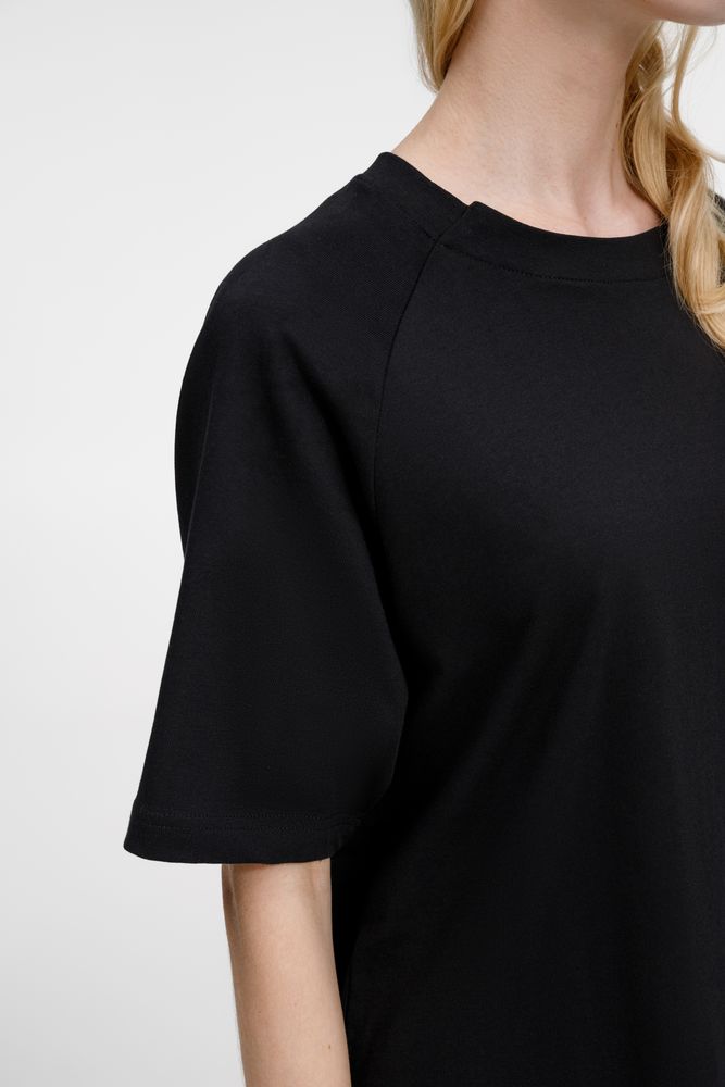 Футболка оверсайз унисекс Avenu, черная-7