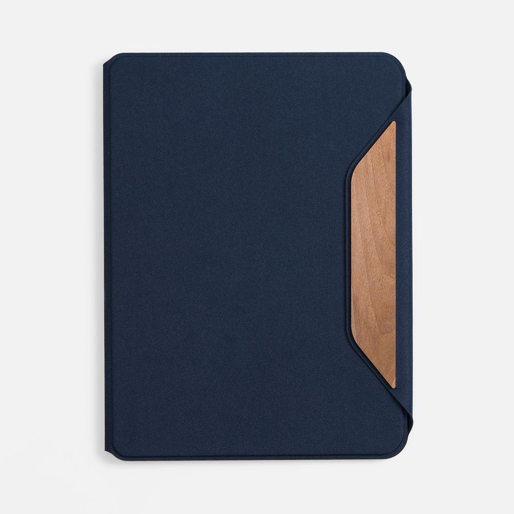 Папка с блокнотом Firmans, синяя-0