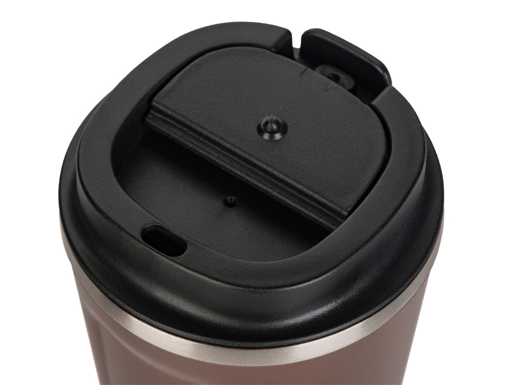 Термокружка CAFe COMPACT, 380 мл, коричневый-3