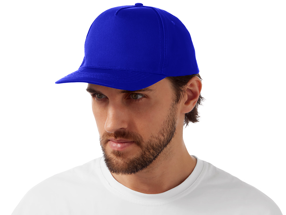 Бейсболка Mix 5-ти панельная 180 гр, кл. синий-1