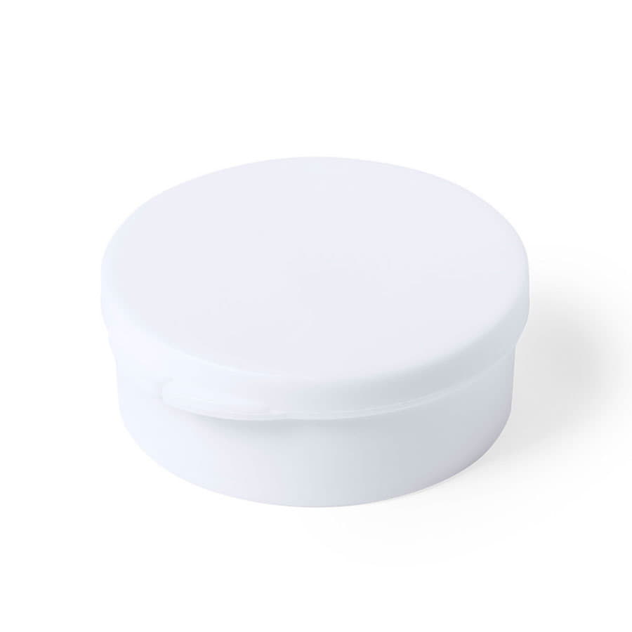 Коктейльная трубочка LADIX в футляре, белый-1