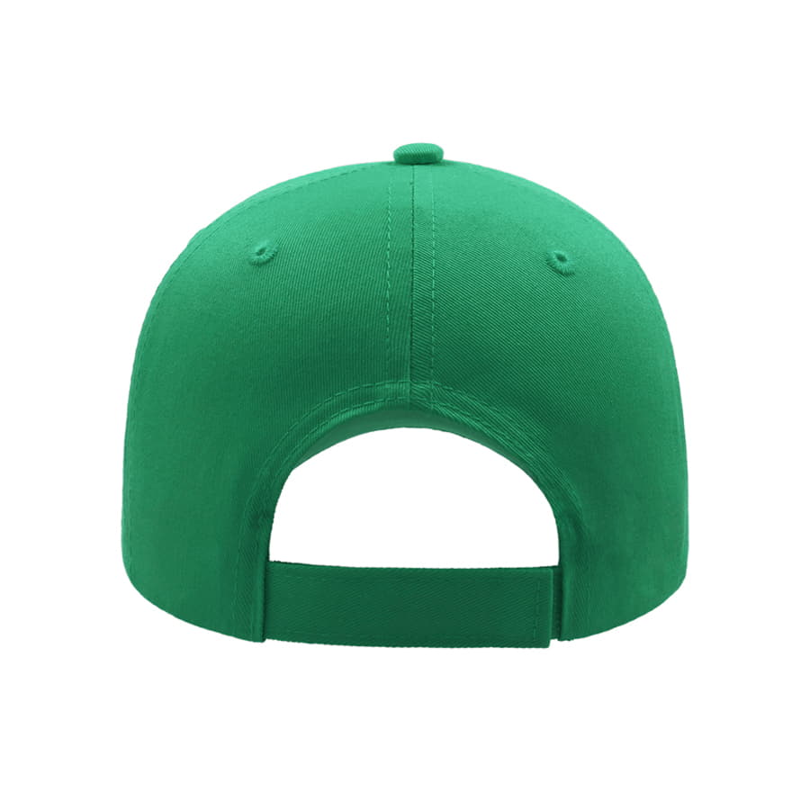 Бейсболка GEAR, 5 клиньев, застежка на липучке, зеленый-4