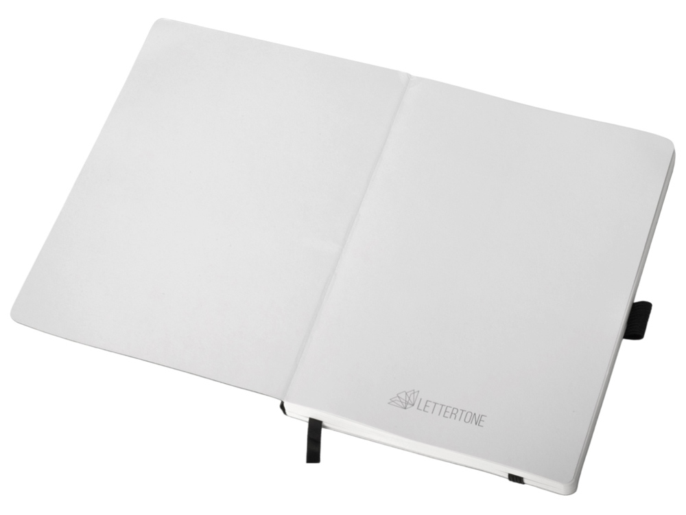 Блокнот из моющегося крафта и каменной бумаги А5 Fleekstone, гибкая обложка, черный-2