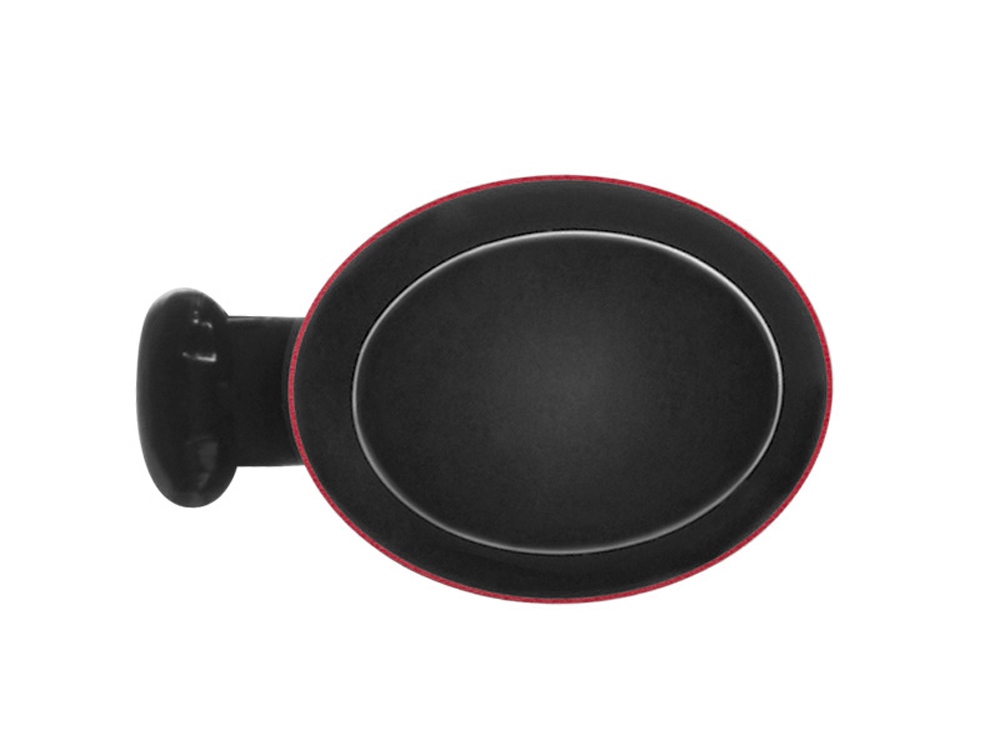 Металлическая шариковая ручка soft touch Ellipse gum, красный-1