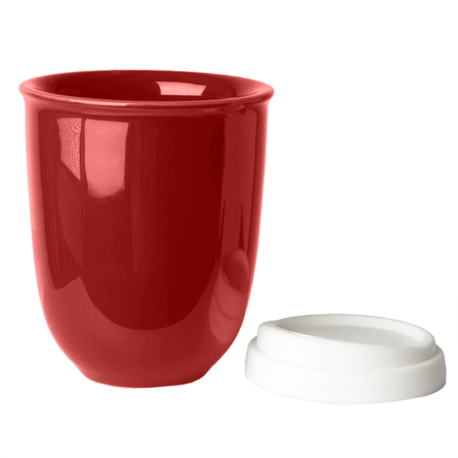Стакан CAPSULA с крышкой, красный-1