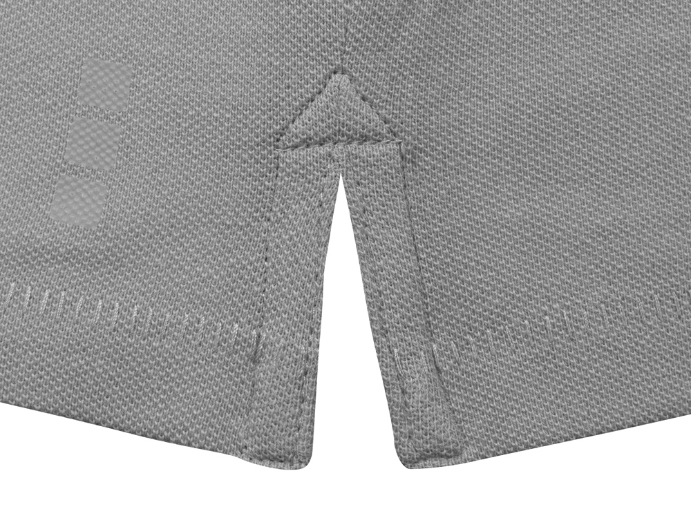 Calgary женская футболка-поло с коротким рукавом, серый меланж-5