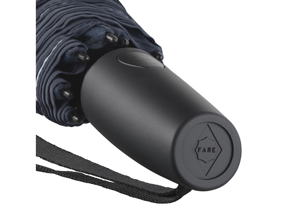 Зонт складной 5477 ColorReflex со светоотражающими клиньями, полуавтомат, темно-синий navy-2