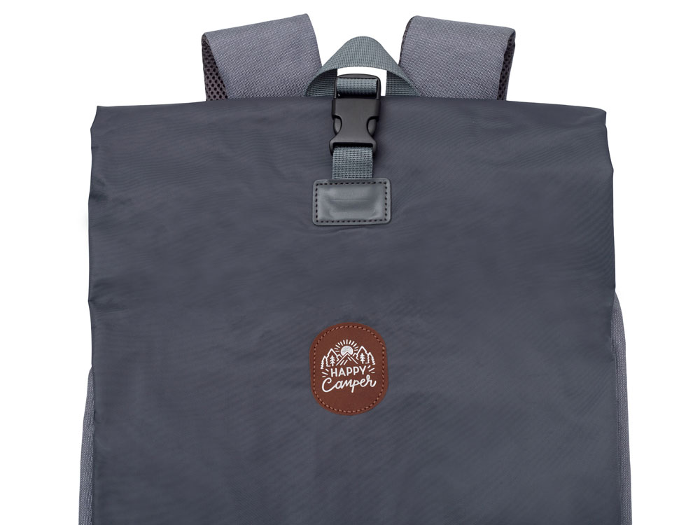 Рюкзак Glaze для ноутбука 15'', серый с патчем-2