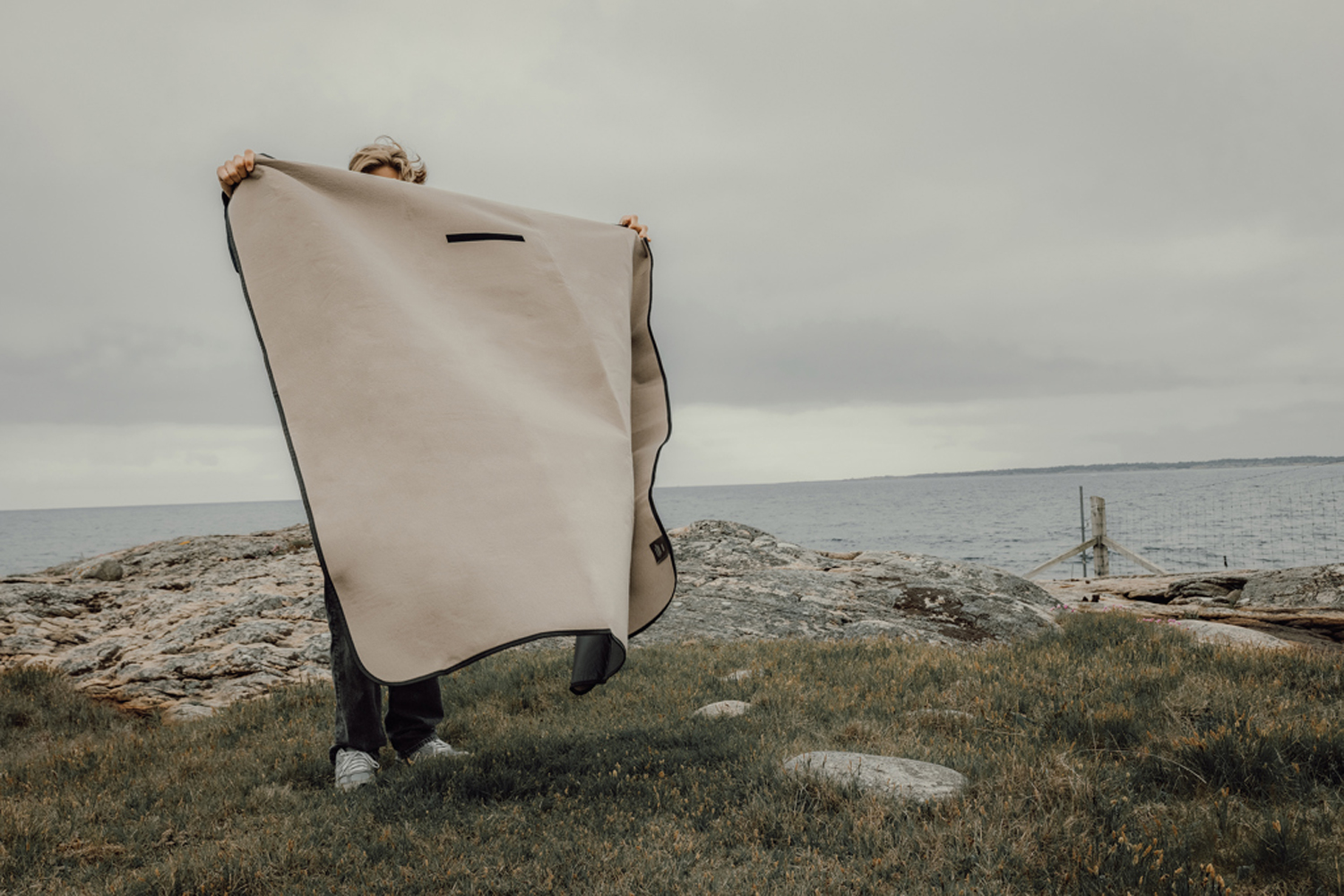 Плед для пикника VINGA Baltimore из переработанного полиэстера RCS, 150х130 см-3