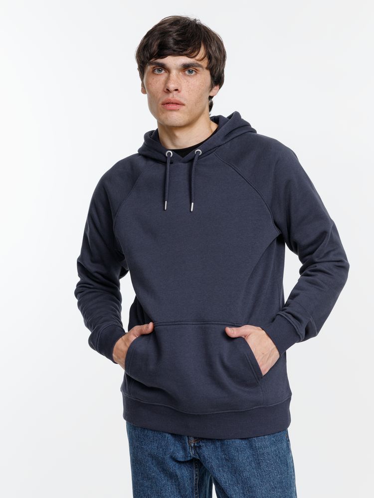 Толстовка унисекс Stellar, темно-синяя-4