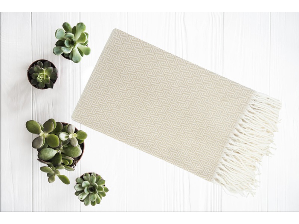 Летнее одеяло Zinnia, бежевый-4