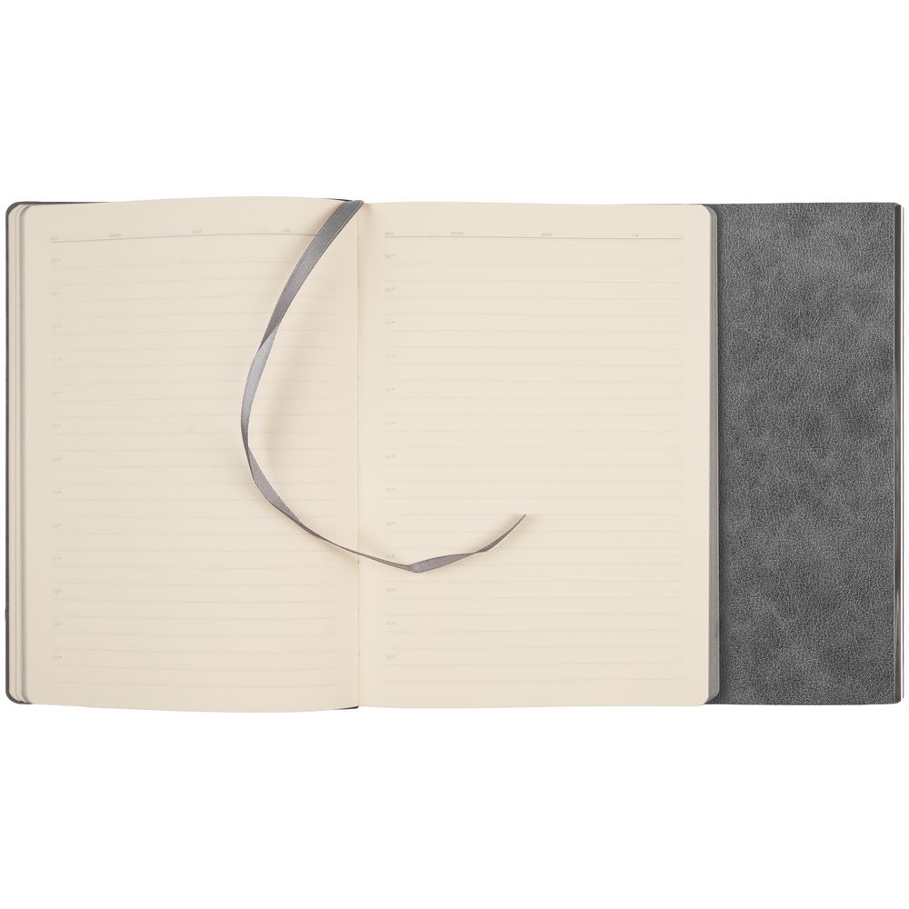 Ежедневник Petrus Flap, недатированный, серый-2