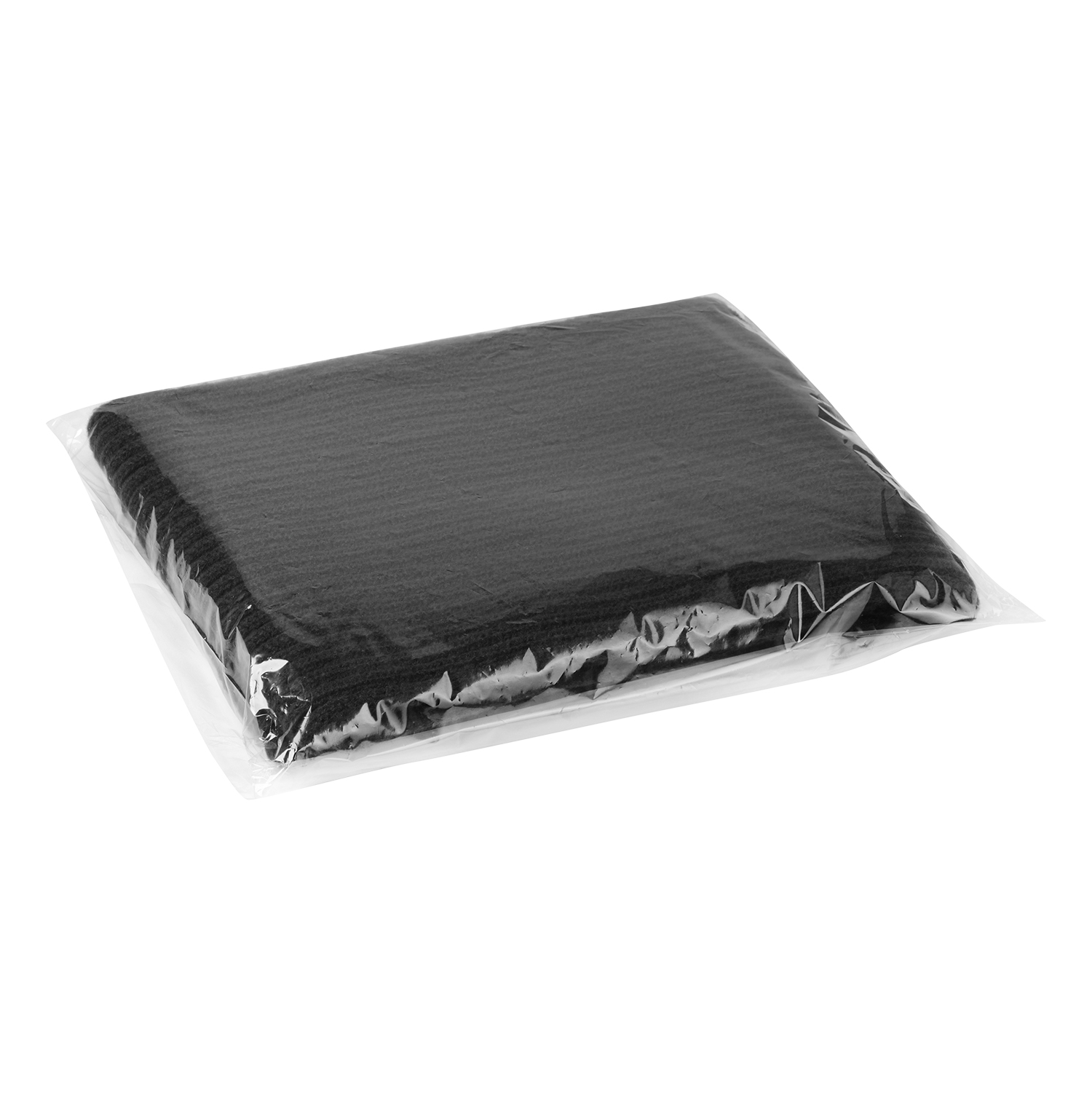 Шарф Forges вязаный, черный-8