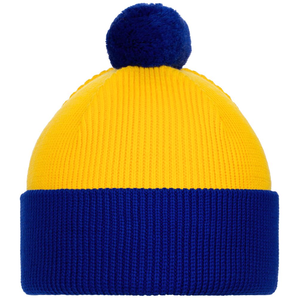 Шапка Snappy, желтая с синим-2