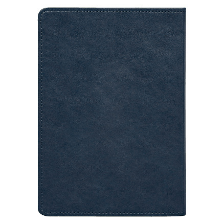 Ежедневник Urban Elegiya Ausone A5, Тёмно-синий/серебро-2